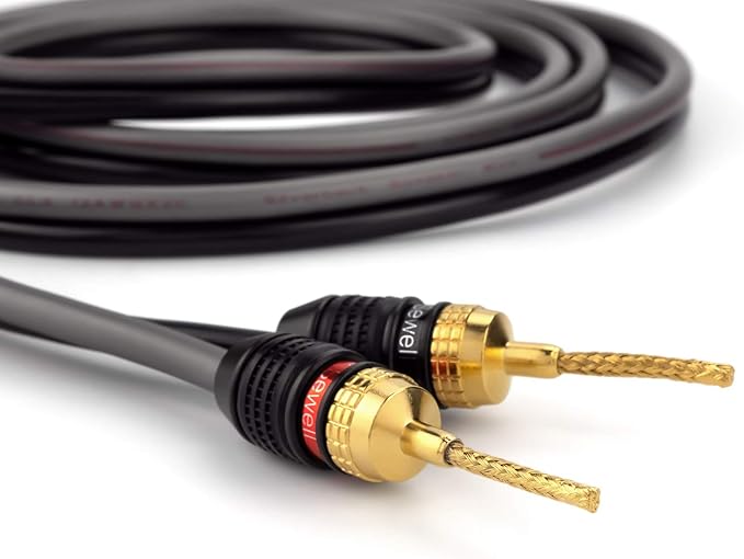Deadbolt Flex Pin Banana Plugs for Spring Loaded Speaker Terminals, 6 Pairs Gold Plated Plugs