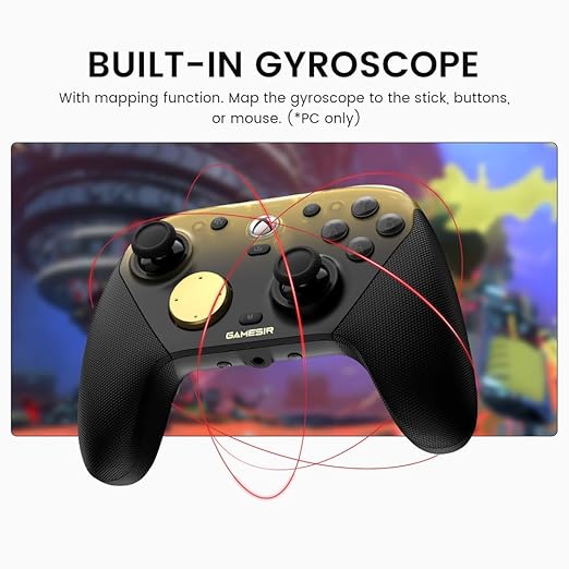 GameSir G7 Pro Wired Controller for Xbox Series X|S, Xbox One, Wireless Gamepad for PC&Android with TMR Sticks, Hall Effect Analog Triggers, 1000Hz Polling Rate, 3.5mm Audio Jack - Golden