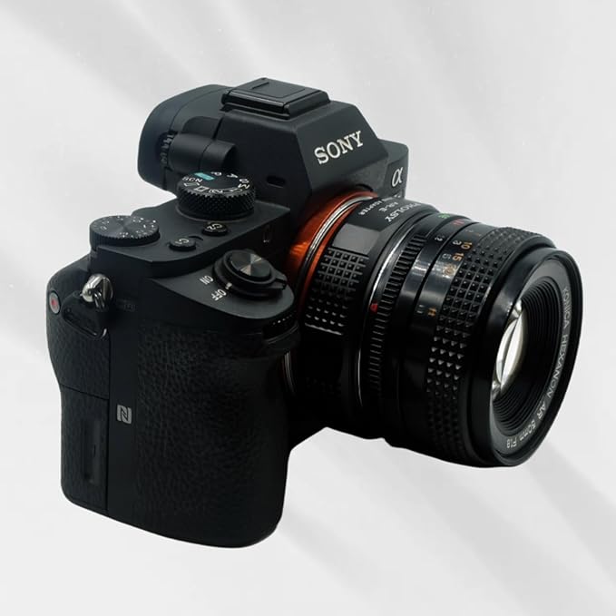 PHOLSY Lens Mount Adapter Compatible with Konica AR Lens to E Mount Camera Body Compatible with Sony a1 a9ii a7S iii/ii a7R v/iv/iii/ii a7C a7 iv/iii/ii a6600 a6500 a6400 a6300 a6000 ZV-E10 NEX etc.