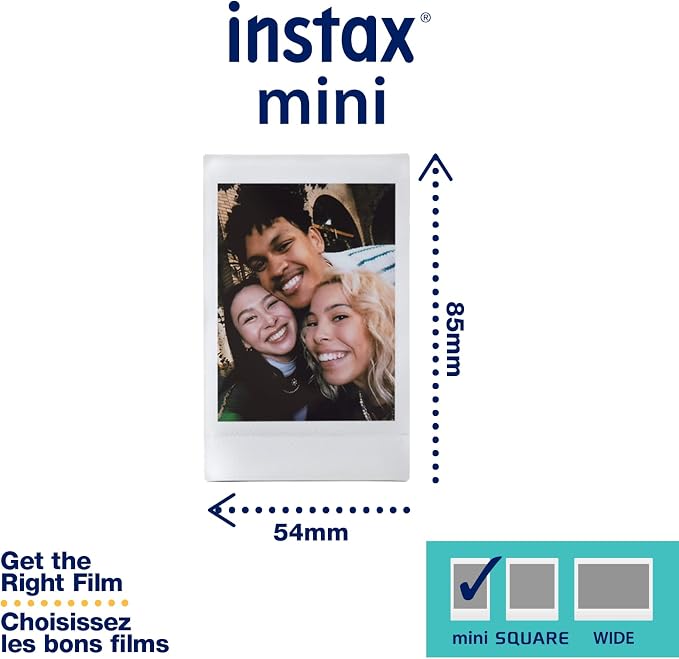 Fujifilm Instax Mini Link 2 Smartphone Photo Printer, Wireless, Portable, and Lightweight Instant Film Printer, Bluetooth, Compatible on iPhone IOS or Android Devices - Clay White (Renewed)