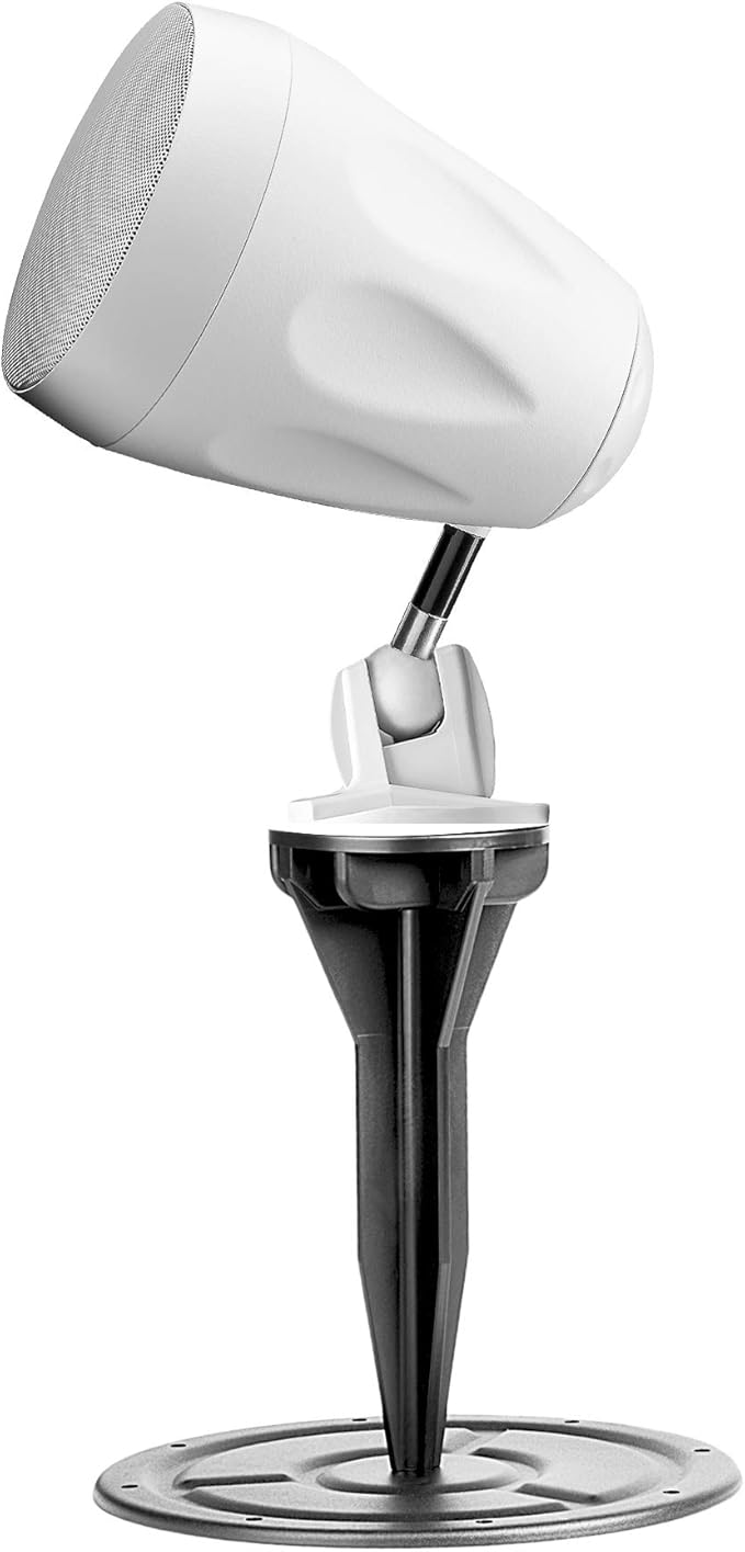 OSD Audio Forza 4" Landscape In Ground/Mountable 80W Speaker, Commercial 70V Tap, Outdoor Weather Resistant, White (Single)