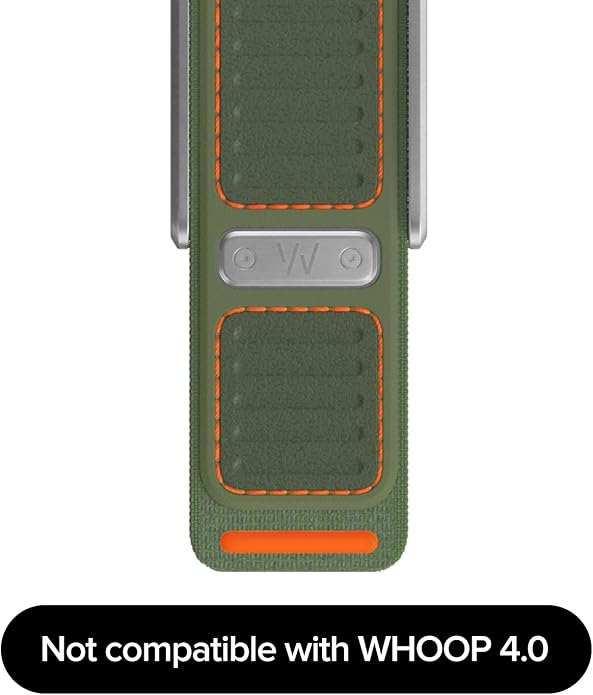 WHOOP 5.0/MG Navigator Band, Ultra-Secure Rugged Outdoor Performance Accessory with Velcro for Health, Fitness, & Wellness Wearable, Abrasion and Weather Resistant — Not Compatible with Gen 4