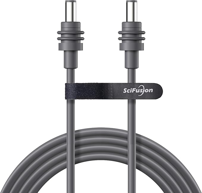 Starlink Mini Power Cable 6FT/2M, DC5521 Male to Male, Waterproof Mating — Replacement Starlink Mini DC Power Cable