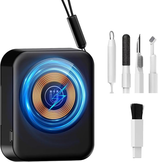 Phone Cleaning Kit, Airpod Pros Headphone Ear Bud iPhone Port Speaker Cleaner Tool, iPad Port Cleaner Cell Phone Cleaning Putty. Multi USB Charging Adapter Cable Kit with Magnetic Wireless Charging