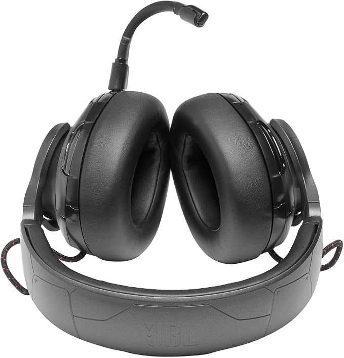 JBL Quantum One - USB wired over-ear professional gaming headset with head-tracking enhanced JBL QuantumSPHERE 360, Active noise cancelling and Hi-Res certified sound (Black)