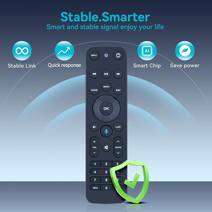 Replacement for Verizon FiOS TV One Remote Control | Voice Remote Compatible with 2019 MG3-R32140B & VRC4100 BLE - Easy to Pair