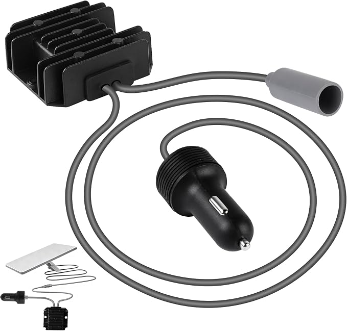 Starlink Mini 12V Adapter, 9-28V to 30V 3.5A DC Step Up Starlink Mini DC Power Supply with Cigarette Lighter Plug for Starlink Mini Dish Router, Truck RV Marine Off-Grid Use - Stable Output
