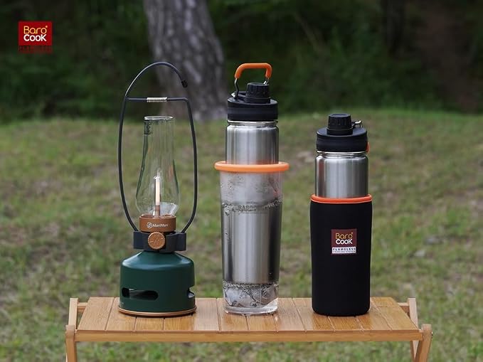 Flameless Cooking System - Self Heating Coffee Warmer Tumbler 30oz (900ml)- High Performance Coffee, MRE Heater & Food Warmer, No Gas/Fire/Electricity Needed, Portable Heating Pouch for Hiking, Fishing, Travel, and Emergency Survival (BC-004A)