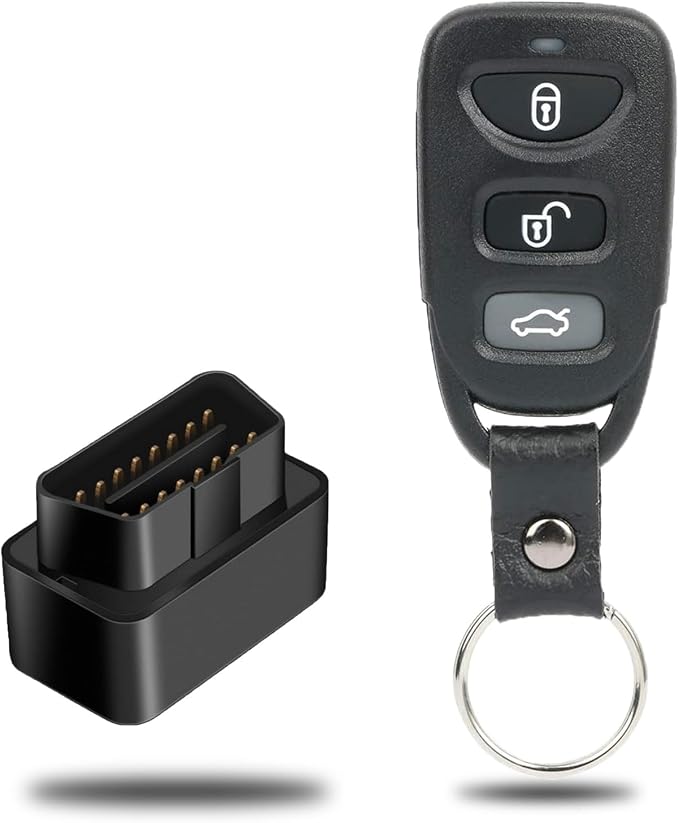 Keyless Entry Remote DIY Kit 4 Button Compatible with Hyundai Elantra 2007-2016. Sonata 2006-2014 (FCCID:OSLOKA-360T)