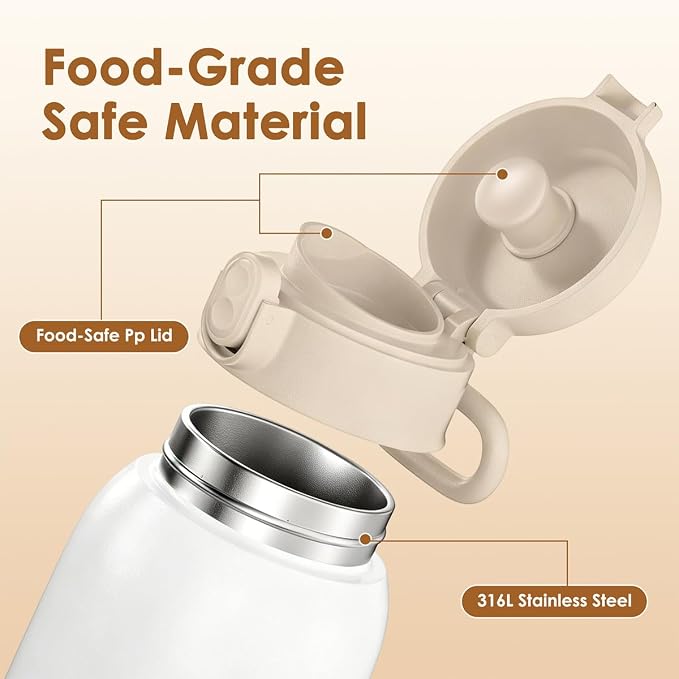 SORUTO Portable Milk Warmer for Travel, 45W Fast Charging Bottle Warmer with 17oz Large Capacity, Fast Heating Breast Milk Warmer, Long Battery Life, Precise Temp Control