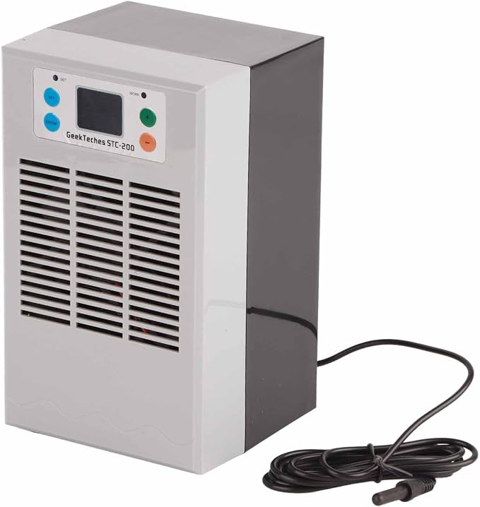 Aquarium Chiller Heater 100W Cooling Heating System with Digital Temperature Control for Home Fish Tank US Plug Energy Efficient Reliable