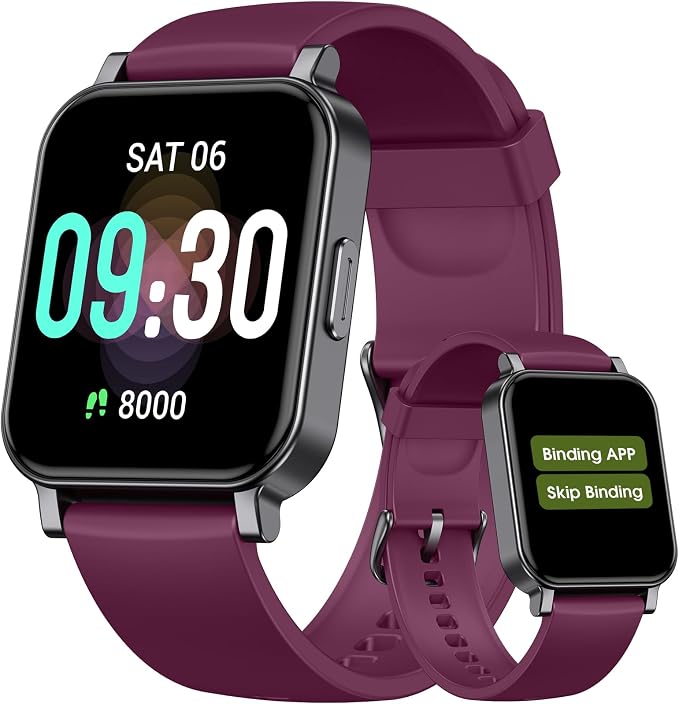 Pedometer Watch Senior Friendly No App/Phone Required, Step Counter | User-Friendly Design, IP68 Waterproof Fitness Tracker, Calories Sleep Tracker, Heart Rate and Sleep Monitor, Stopwatch