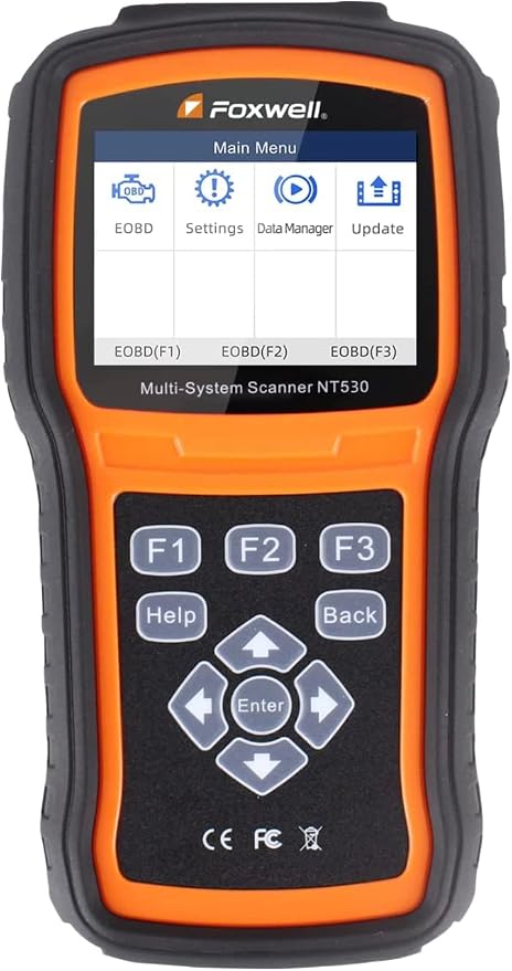 FOXWELL NT530 for GM Chevrolet - All Systems, All Maintenance Service - Bidirectional Diagnostic Tool - OBD2 Scanner - Code Reader ABS Bleed SRS Airbag SAS TPMS TPS EPB Oil