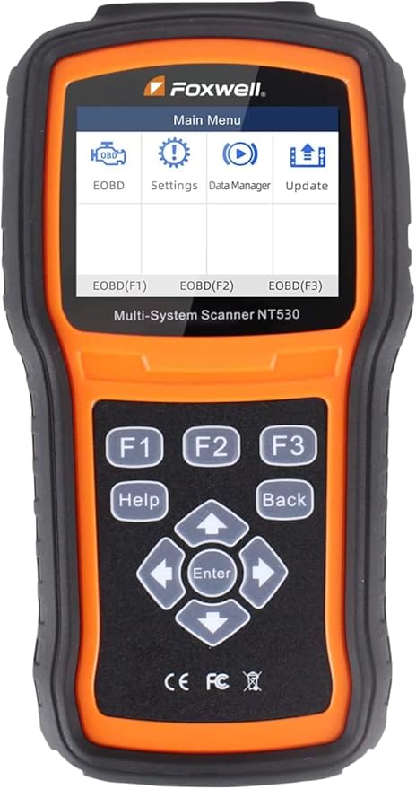FOXWELL NT530 for Mercedes Benz 38 Pin - All Systems, All Maintenance Service - Bidirectional Diagnostic Scan Tool OBD2 Scanner Automotive Code Reader ABS Bleed SRS Airbag SAS TPMS TPS EPB Oil Reset