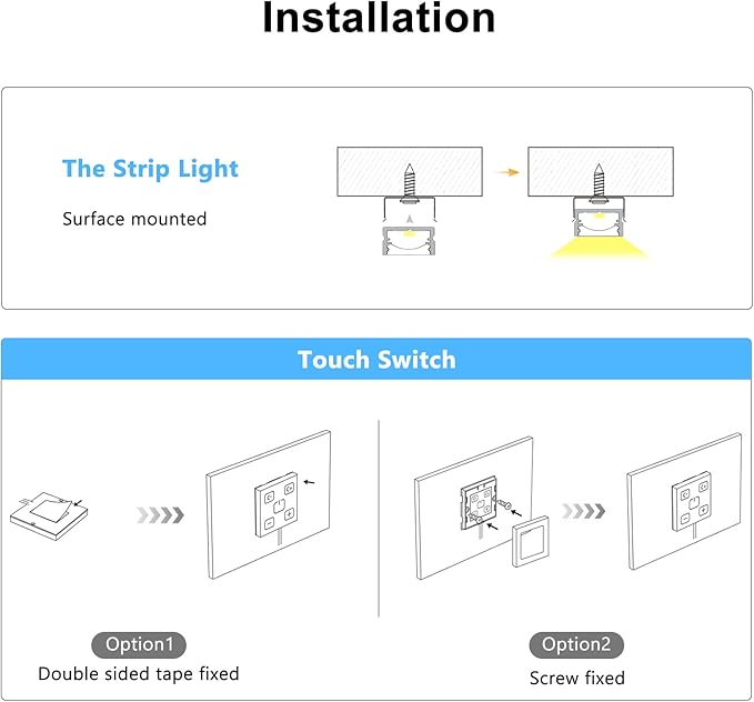 VST Under Cabinet Lighting 6 Pack, Smart LED Light Bars 2700K-6500K Dimmable, App & Voice Control for Google Home & Alexa, Remote & Hand Wave, Seamless Linkable 12V Plug-in for Kitchen, Closet, Shelf