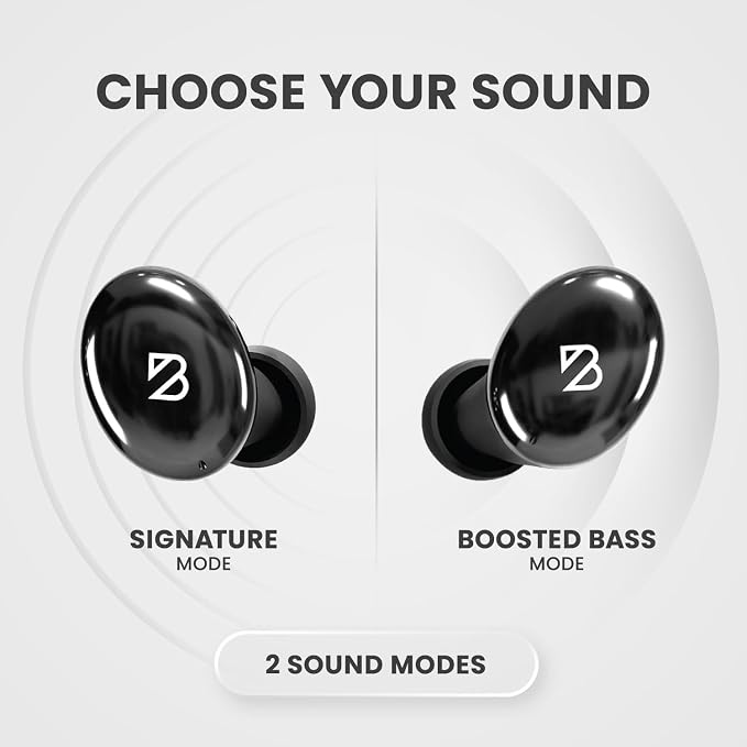 Back Bay Audio Wireless Earbuds for Small Ears, Award-Winning Sound w/Bass Mode, Durable Sweatproof Bluetooth Earbuds, Comfortable for All Ears