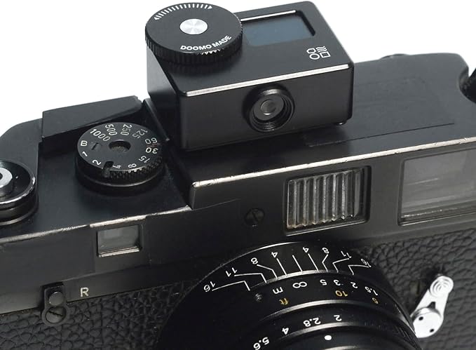 OLED Light Meter, Meter S, New Screen Design, Real-time Metering and One-Button Metering for Vintage Cameras(Black)