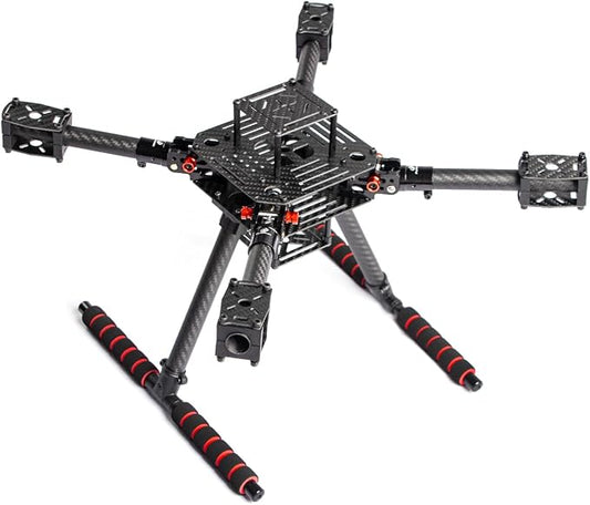 LX350 PRO 420mm Foldable Carbon Fiber Drone Frame Kit 16mm Arms Quadcopter Frame for FPV, Aerial Photography & Education, Lightweight DIY Build with Landing Gear