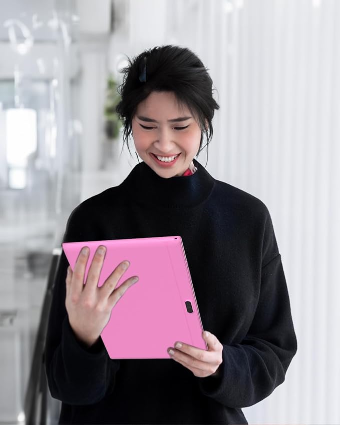 Tablet 64GB 10 Inch Tablet, Android Tablets, 6000mAh Battery Quad Core HD Touch Screen Tableta Computer 2MP+8MP Dual Cameras WiFi BT Google Play Tabletas. (Pink)