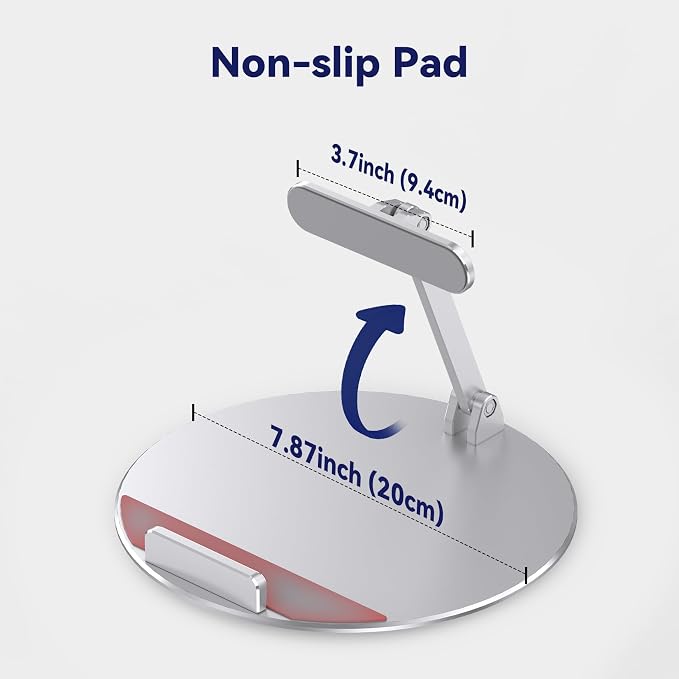 Adjustable Stand for Echo Show 15 (1st, 2nd Gen) and Show 21, Rotatable and Tiltable, Foldable Alexa Show 15 Table Stand, Aluminum Echo Show 15 Desk Holder
