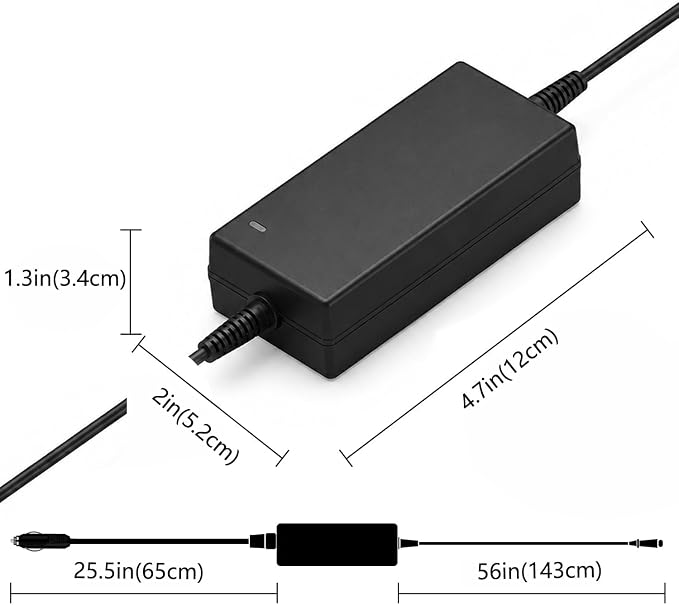 37297 DC Converter DC 12V-24V Adapter for Resmed AirSense 10 Elite AutoSet AirCurve 10 90W Air10 DC-DC Converter CPAP BiPAP Machines 370003 AirCurve 10 S10 VAuto VPAP S AirStart 10 Supplies Power Cord