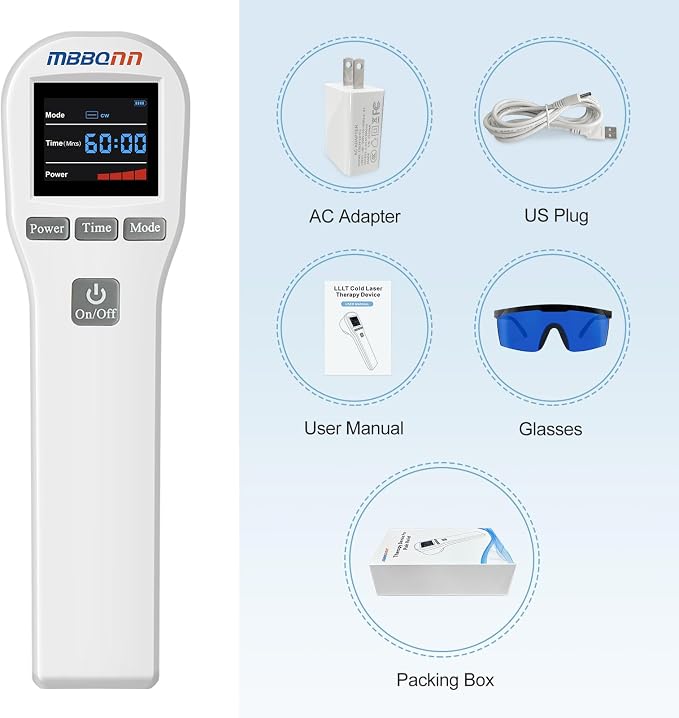 Cold Laser Therapy for Dogs 4x808nm and 16x650nm Veterinary Laser Therapy Machine, Red Light Laser Therapy for Pain Relief Arthritis Muscle Joints, Pet Laser Therapy at Home for Dogs, Cat and Horse