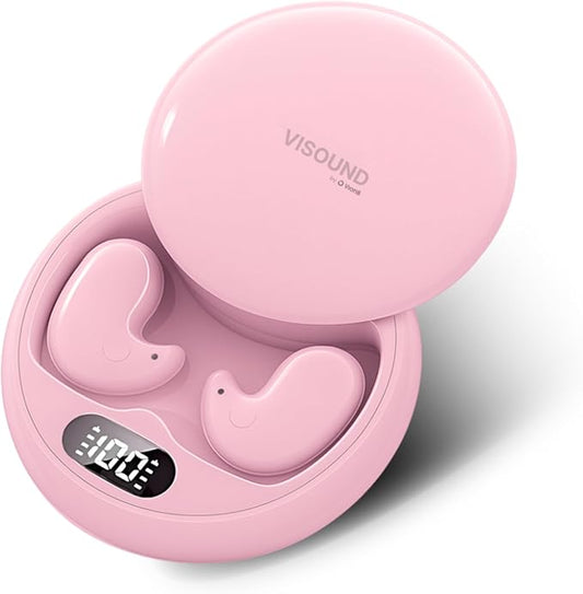 Drift Earbuds VionB Wireless Bluetooth Noise Cancelling Earbuds for Small Ears – Ultra Comfortable Wireless Ear Buds with Mic, Noise Isolation, No Ear Pressure – IP6 Waterproof Ear Buds