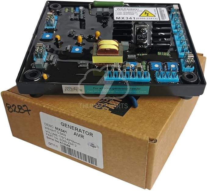 Thunder Parts MX341 AVR | Generic Replacement for Cummins MX341 Automatic Voltage Regulator | 2 Year Warranty