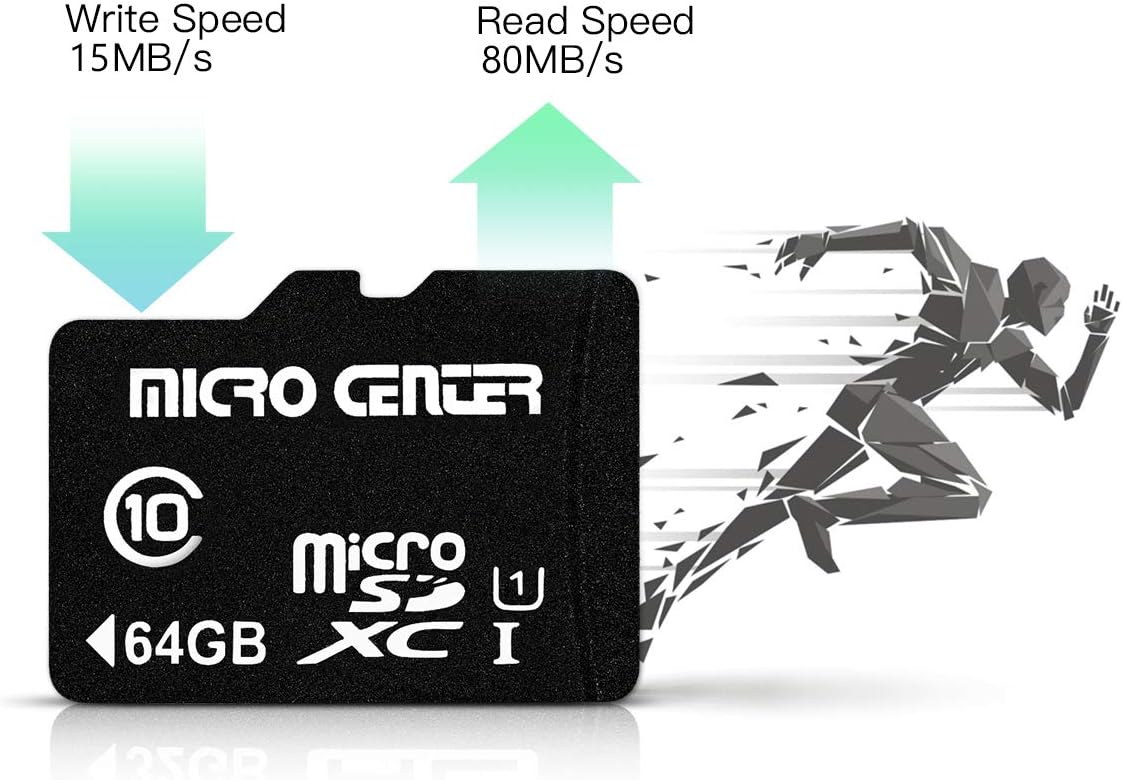 Micro Center 64GB Class 10 Micro SDXC Flash Memory Card - Thumbnail 3