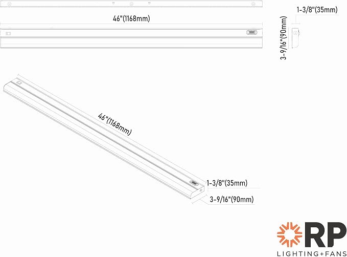 5CCT Selectable Under Cabinets 46" LED Light - White