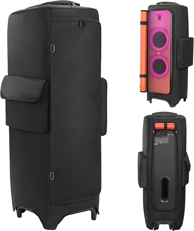 Protective Cover Case Compatible with JBL PartyBox 1000, Water-Resistant Carrying Case with Storage Bag, Splashproof Dustproof Portable Cover for Party Box 1000 Speakers