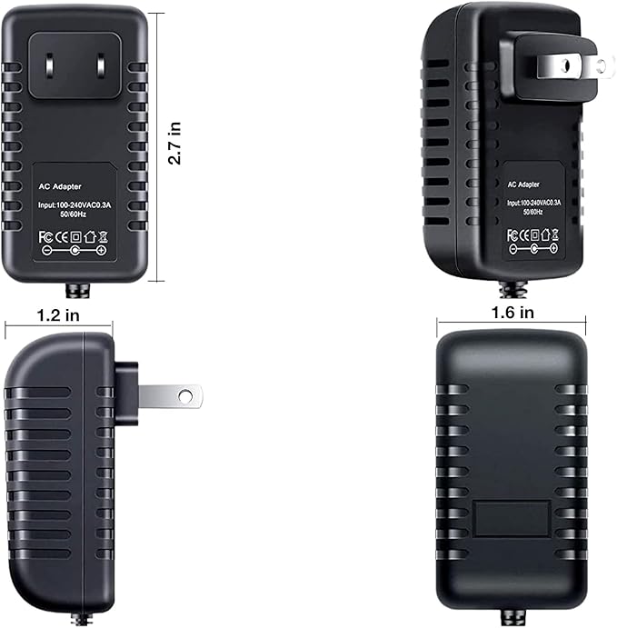 saschedross AC Adapter Replacement for RL-H5A RL-H5B RL-H5 Series Rotary Level BT-79Q Ni-MH Battery AD-17B FSD200090A1A AD-15/17 AD-17B/C/D/E AD-17C AD-17D AD-17E 2A Power Supply Mains PSU