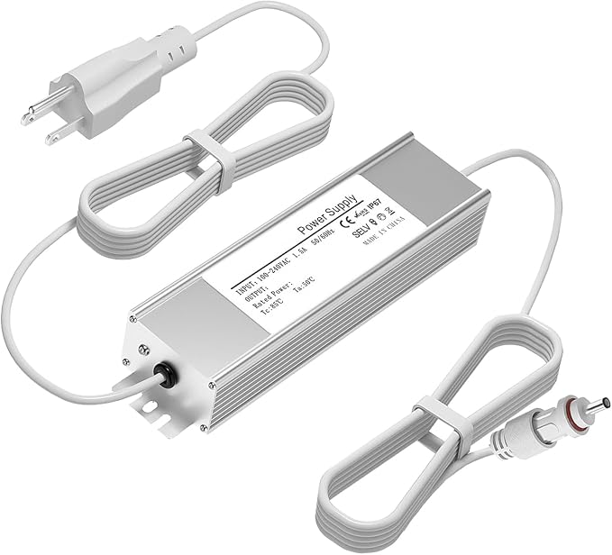 36V 3A Power Adapter for Govee Permanent Outdoor Lights H706A H706B H706C Power Cables