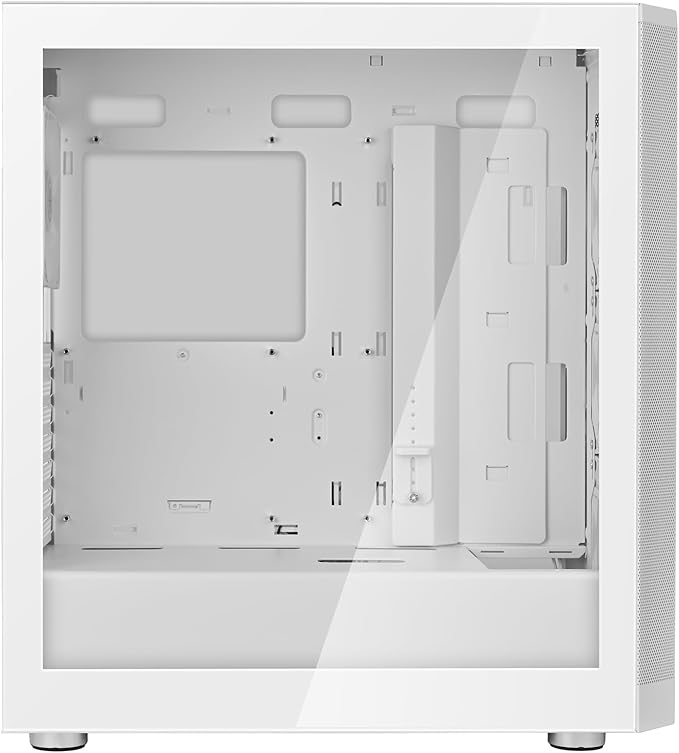 Silverstone Technology FARA 514X White All-Metal ATX Tower Chassis with Dual Radiator Support, ARGB Fans, and GPU Brace, SST-FA514X-WG