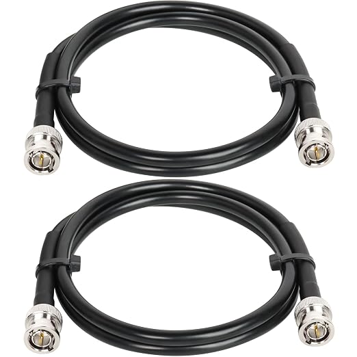 XRDS -RF 3FT SDI Cable, BNC Male Digital Video Cable 75 Ohm RG59 BNC Cables Supports HD-SDI/3G/6G-SDI/4K/8K(2PCS)