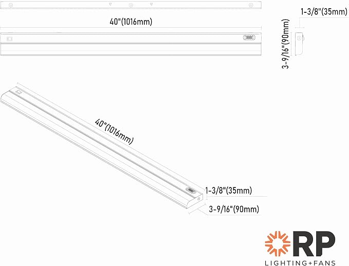5CCT Selectable Under Cabinets 40" LED Light - White