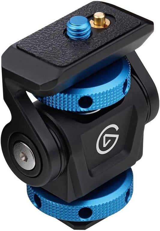Elgato Cold Shoe – Adjustable ¼ inch Thread Mount for Lights, off-camera flash, microphones, compatible with Key Light Mini, light stands, tripods, perfect for Photo and Video Studio Production