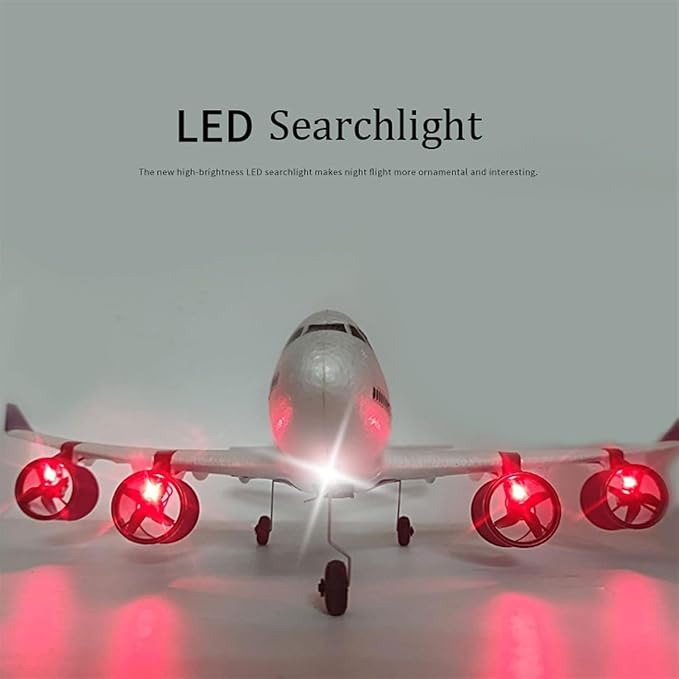 RC Airplane 2.4GHZ Remote Control Airplane Remote Control Passenger Aircraft RC Drone Toy RC Airliner Four Motor RC Plane EPP Drop Resistant RC Aircraft,Flying Lover Toy Gift