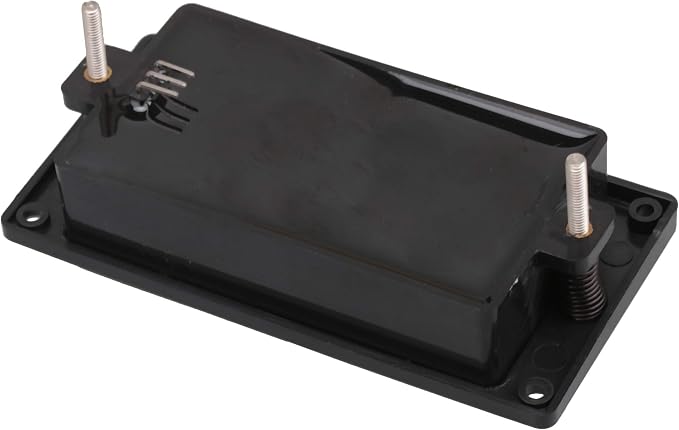 Mxfans 2Pieces Double Coil Ceramic Magnet Active Pickup fits Electric Guitar Black
