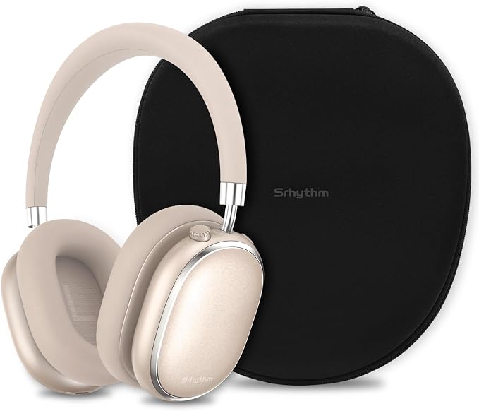 Srhythm NiceComfort 95 Adaptive Noise Cancelling Headphones Wireless | Bluetooth with Spatial Audio,Transparency,ENC,HD Sound,Low Latency for Gaming,Slim Headphones Lightweight