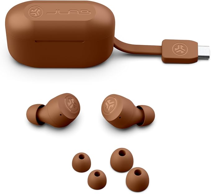 JLab, Go Air Pop+ Tones, True Wireless Earbuds, Bluetooth, Dual Connect, EQ3 Sound, 1615 C