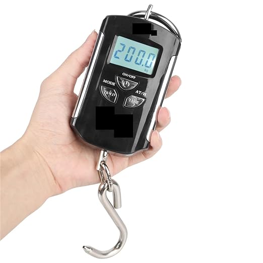 Luggage Scale, Hanging Scale Backlit Electronic with Hook 200kg/100g Digital