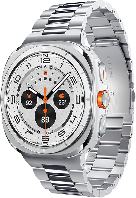 Spigen Modern Fit 316L Designed For Samsung Galaxy Watch Ultra Band 47mm (2025/2024) - Silver