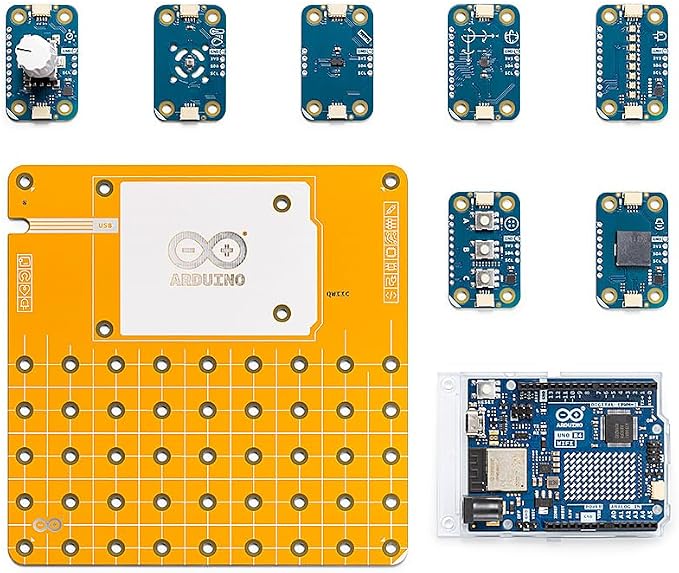 Arduino Official Plug and Make Kit [AKX00069] - Ultimate Starter Kit for Beginners | Build Connected Projects Easily | Fun & Educational Technology Package for Learning Electronics & Coding