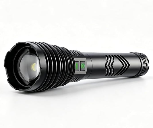 Flashlights 600,000 High Lumens, 6 Modes with Fast Charge, Super Bright Rechargeable Powerful Flashlight IP67 Waterproof & Shock Resistant for Outdoor Activities