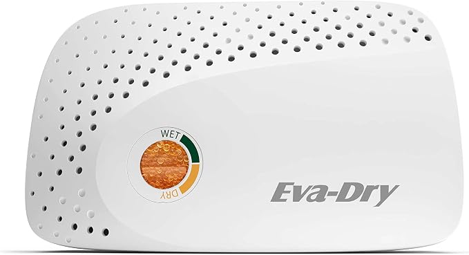 Eva-Dry E-250 Renewable Mini Dehumidifier: Compact Moisture Absorber for Small Spaces - Reusable Silica Gel Technology, No Electricity Required to Dehumidify