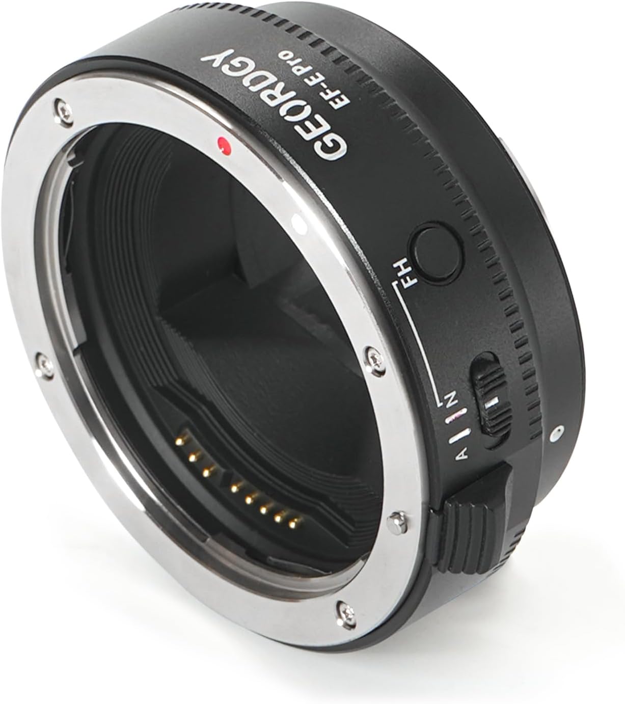 GEORDGY Lens Mount Adapter, EF-SE Pro for Canon EF/EF-S Lenses, Compatible with Sony E-Mount Series Cameras, Custom Assignable Functions to Focus Lock Button