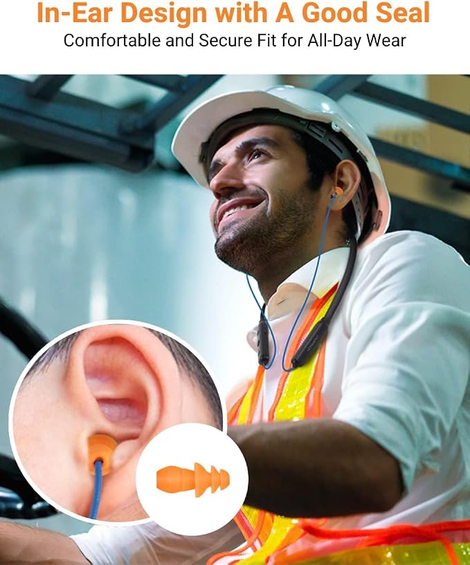 Bluetooth Headphone for Work, 27dB NRR OSHA Complaint with aptX HD