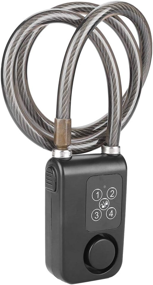 Lock -110dB Smart Password Lock Anti-Theft Alarm Lock Smart Lock