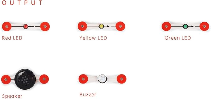 mPuzzle Educational STEM Toy to Learn Electronics and Programming, Building and Coding Set for Kids Aged 5+